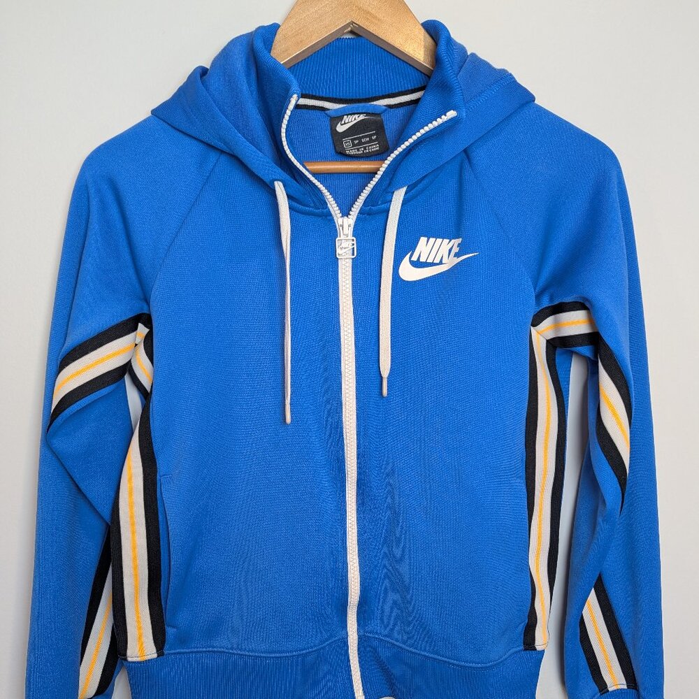 Nike Women's Size XS Varsity Blue Full Zip Track Sweatshirt